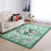 Skull Flower Calavera Boston Celtics NBA Living Room Carpet Rug Home Decor