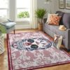 Skull Flower Calavera Denver Nuggets NBA Living Room Carpet Rug Home Decor