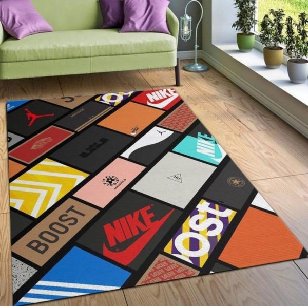 Sneaker Box Area Rug Home Decor