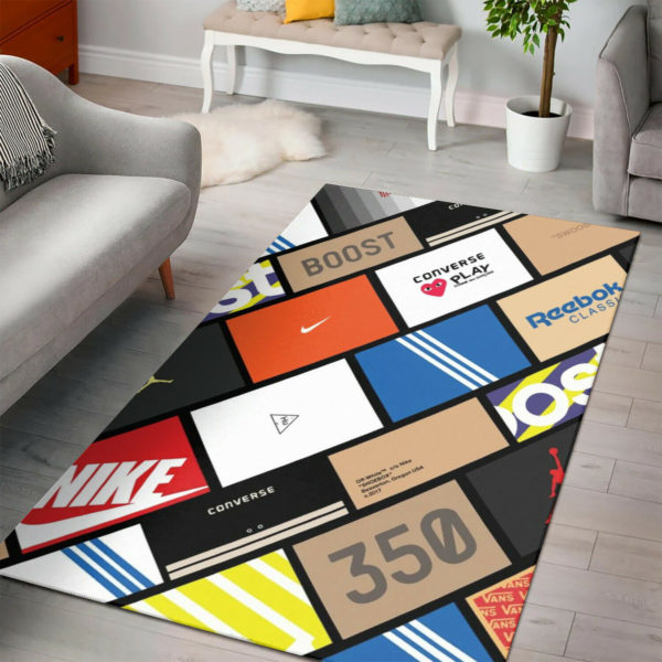Sneaker Box Rug For Living Room Home Decor