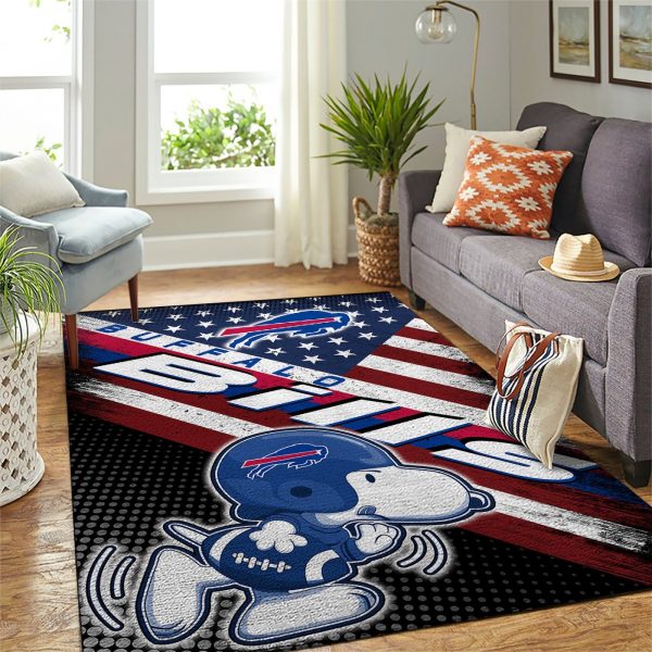 Snoopy Buffalo Bills NFL Living Room Carpet Rug Home Decor Snoopy Buffalo Bills NFL Living Room Carpet Rug Home Decor