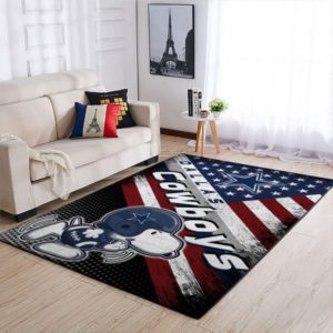 Snoopy Dallas Cowboys NFL Living Room Carpet Rug Home Decor