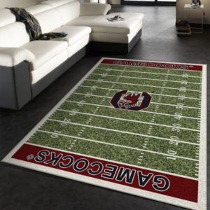 South Carolina Gamecocks Team Home Field NFL Living Room Carpet Rug Home Decor