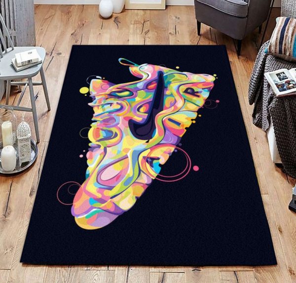 Street Fashion Style Sneaker Rug Home Decor