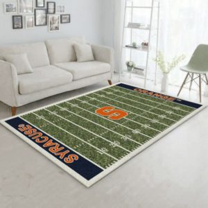 Syracuse Orange Team Home Field NFL Living Room Carpet Rug Home Decor