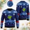 Tennessee Titans American NFL Football Team Logo Cute Grinch Christmas Ugly Sweater