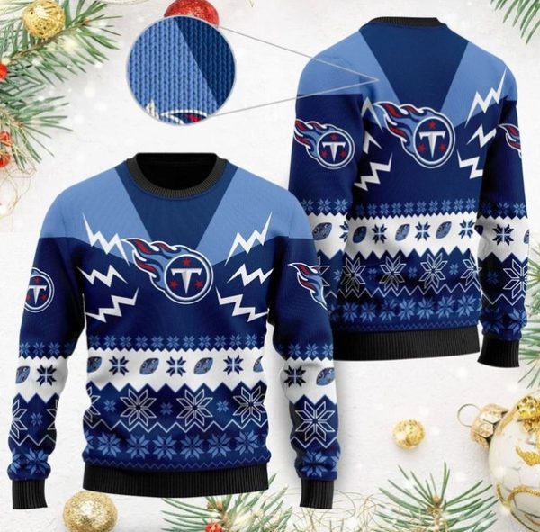 Tennessee Titans NFL Football Team Christmas Ugly Sweater