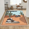Subjekt Zero x Nike USA Sneaker Rug Home Decor