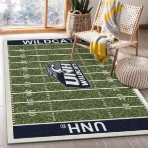 UNH Wildcats Team Home Field NFL Living Room Carpet Rug Home Decor