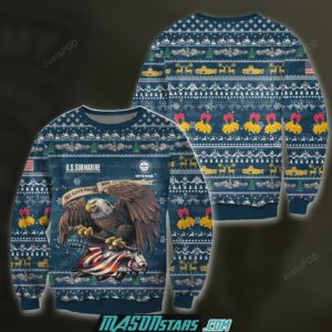 US Submarine Veteran Christmas Ugly Sweater