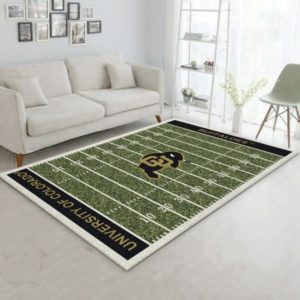 University Of Colorado Buffaloes Team Home Field NFL Living Room Carpet Rug Home Decor
