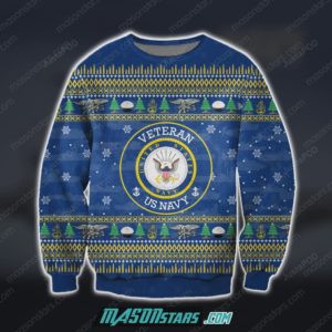 Us Navy Veteran Christmas Ugly Sweater