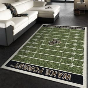 Wake Forest Demon Deacons NFL Team Logo Area Rug Kitchen Rug Home US Decor