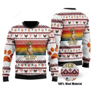 Yorkshire Terrier Dog Christmas Ugly Sweater
