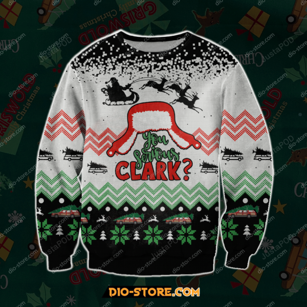 You Serious Clark Christmas Ugly Sweater