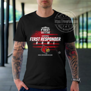 2021 Champions Louisville Cardinals First Responder Bowl T-Shirt