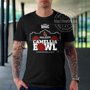 2021 Chapions Ball State Cardinals Design New Camellia Bowl T-Shirt