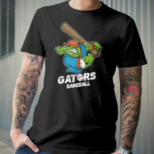 2022 Florida Gator Baseball Player Crocodile T-Shirt