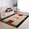 Atlanta Hawks Basketball Stadium NBA Rug Home Decor