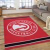 Atlanta Hawks Skyline NBA Rug Home Decor