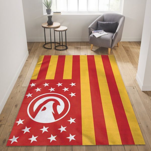 Atlanta Hawks Gifts NBA Living Room Carpet Rug Home Decor