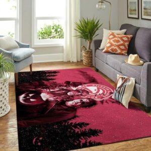 Atlanta Hawks Horror Halloween Basketball NBA Rug Home Decor