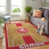 Atlanta Hawks Basketball Camouflage NBA Rug Home Decor