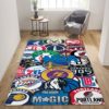 Basketball Teams Logo NBA Rug Home Decor