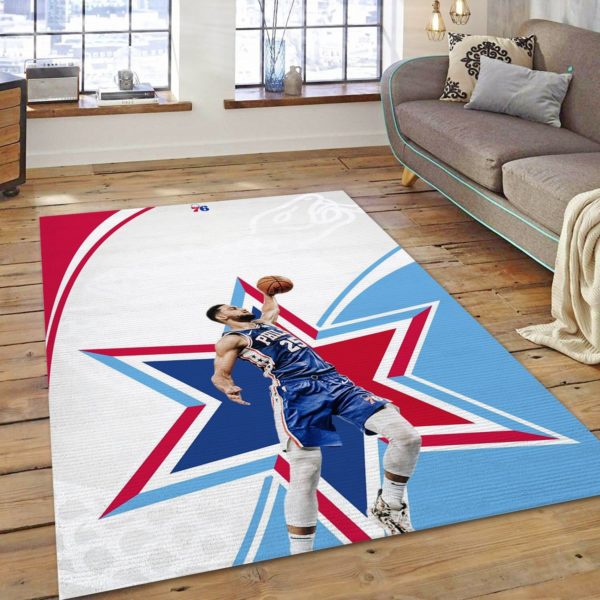Ben Simons 25 Philadephia 76ers NBA Rug  Home Decor