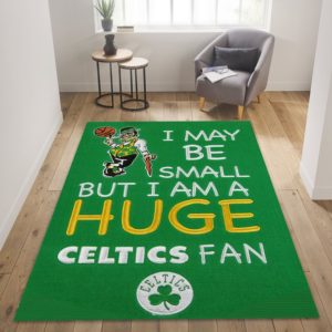 Boston Celtics Basketball Gifts NBA Living Room Carpet Rug Home Decor