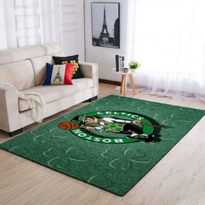 Boston Celtics Basketball Team Logo NBA Rug Home Decor