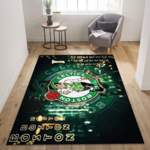 Boston Celtics Gifts NBA Living Room Carpet Rug Home Decor