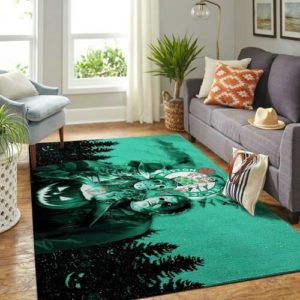 Boston Celtics Horror Halloween Basketball NBA Rug Home Decor