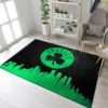 Boston Celtics Basketball Ugly Christmas NBA Living Room Carpet Rug Home Decor