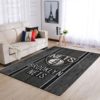 Brooklyn Nets Team Logo Wooden Style Nice Gift NBA Rug Home Decor