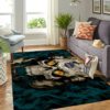Charlotte Hornets Team Logo Skull Style Nice Gift NBA Rug Home Decor