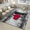 Chicago Basketball Team Logo NBA Rug Home Decor