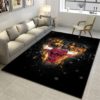 Chicago Bulls Basketball Team Logo Classic NBA Rug Home Decor