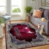 Chicago Bulls Stained Glass NBA Rug Home Decor
