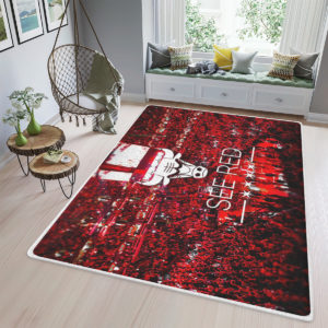 Chicago Bulls See Red NBA Rug Home Decor