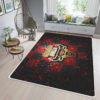 Chicago Bulls Team Logo Neon NBA Rug Home Decor