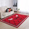 Chicago Bulls Team Logo Net NBA Rug Home Decor