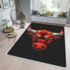 Chicago Bulls Team Logo Oil Painting NBA Rug Home Decor
