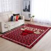 Chicago Bulls With Simple Pattern NBA Rug Home Decor