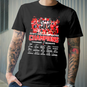 Cincinnati Bearcats Team Signature Champions  2021 2022 Cotton Bowl Unisex T-Shirt