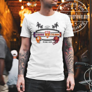 Clemson Tigers Vs Iowa State Cyclones Cheez It Bowl T-Shirt