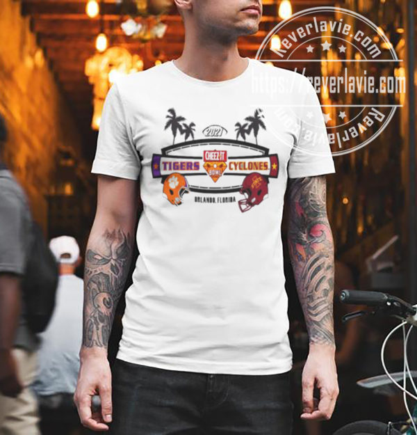 Clemson Tigers Vs Iowa State Cyclones Cheez It Bowl T-Shirt