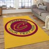 Cleveland Cavaliers Team Logo Style Nice NBA Living Room Carpet Rug Home Decor