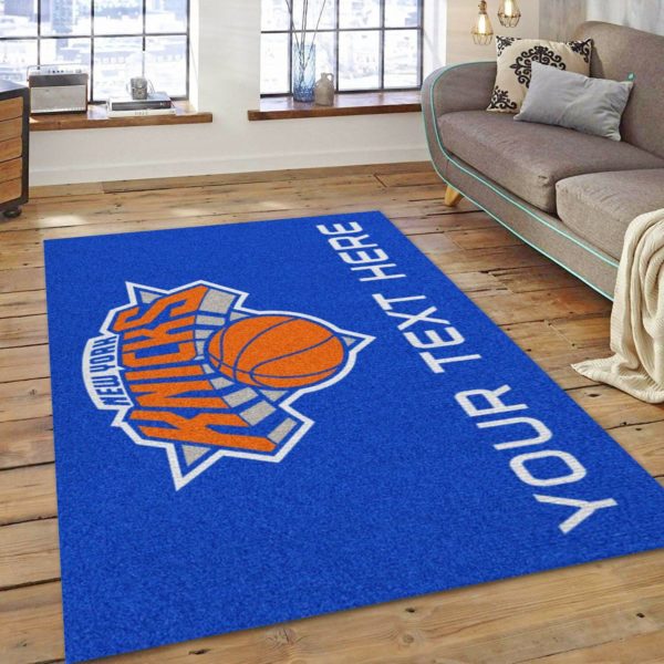 Customizable New York Knicks NBA Rug Home Decor