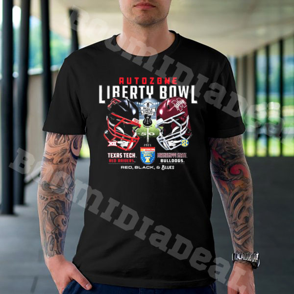 NCAA Football 2021 Liberty Bowl Texas Tech Vs Mississippi State T-shirt